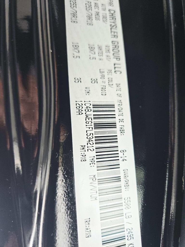 2015 Jeep Wrangler Unlimited Sahara