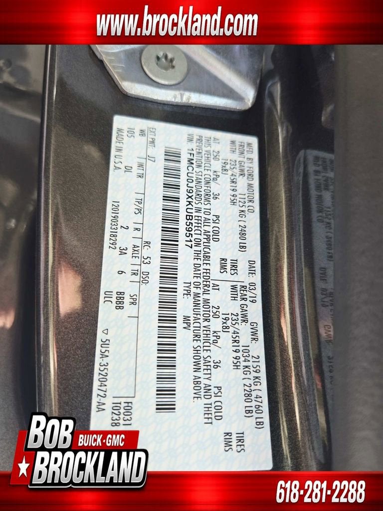 2019 Ford Escape Titanium