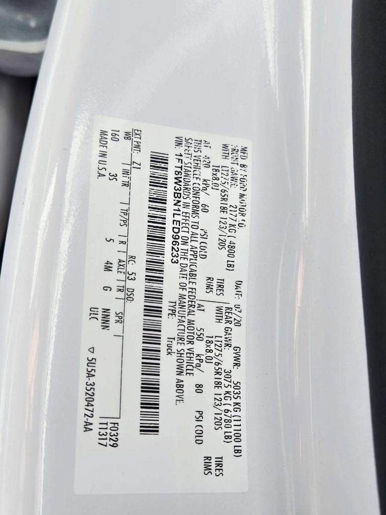 2020 Ford Super Duty F-350 SRW XL