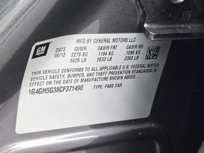 2012 Buick LaCrosse Premium 3