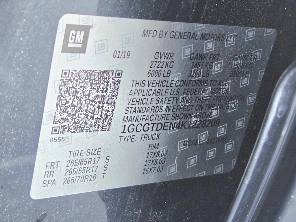 2019 Chevrolet Colorado 4WD Z71