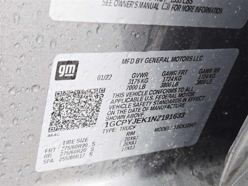 2022 Chevrolet Silverado 1500 LTD LT (2FL)