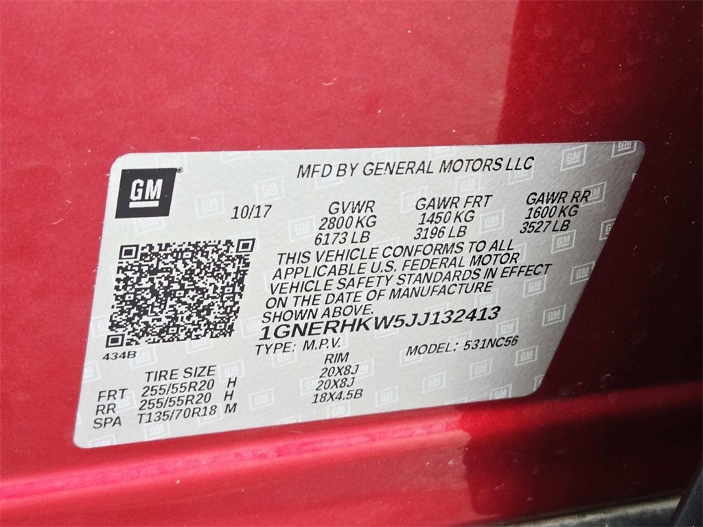 2018 Chevrolet Traverse LT Leather