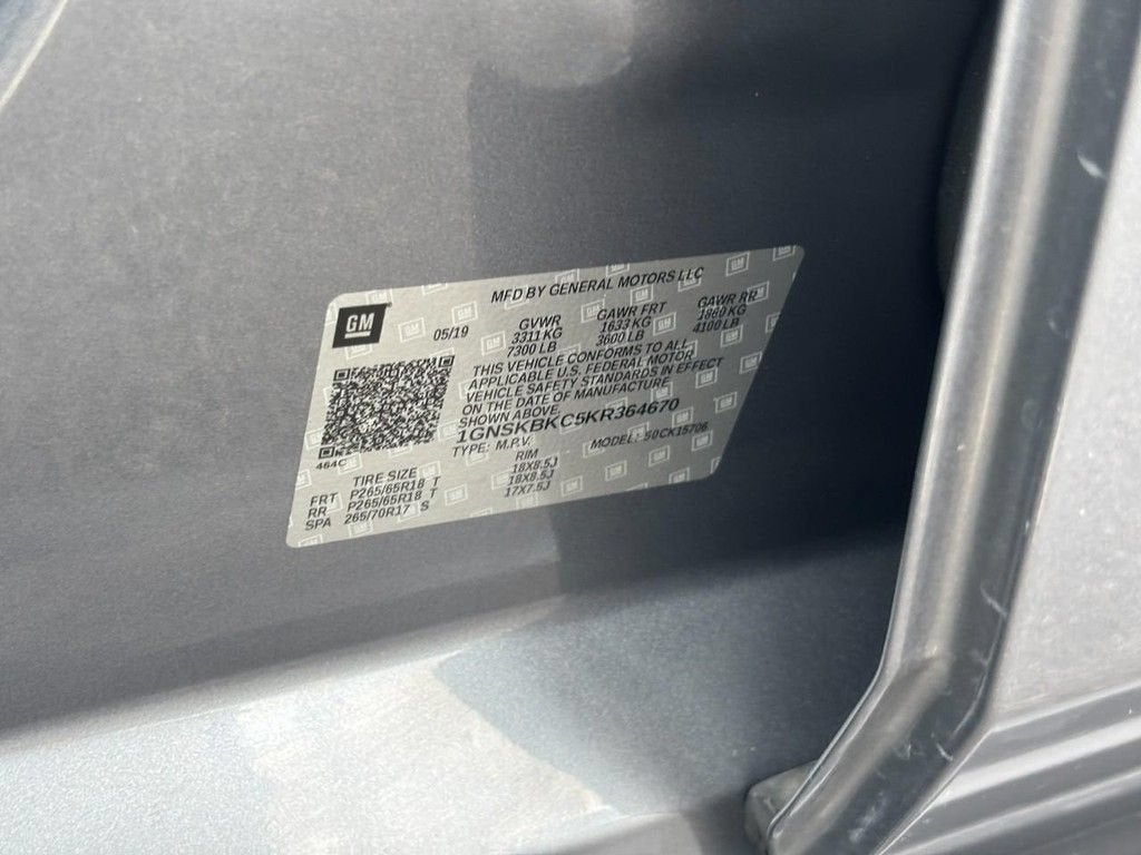 2019 Chevrolet Tahoe LT