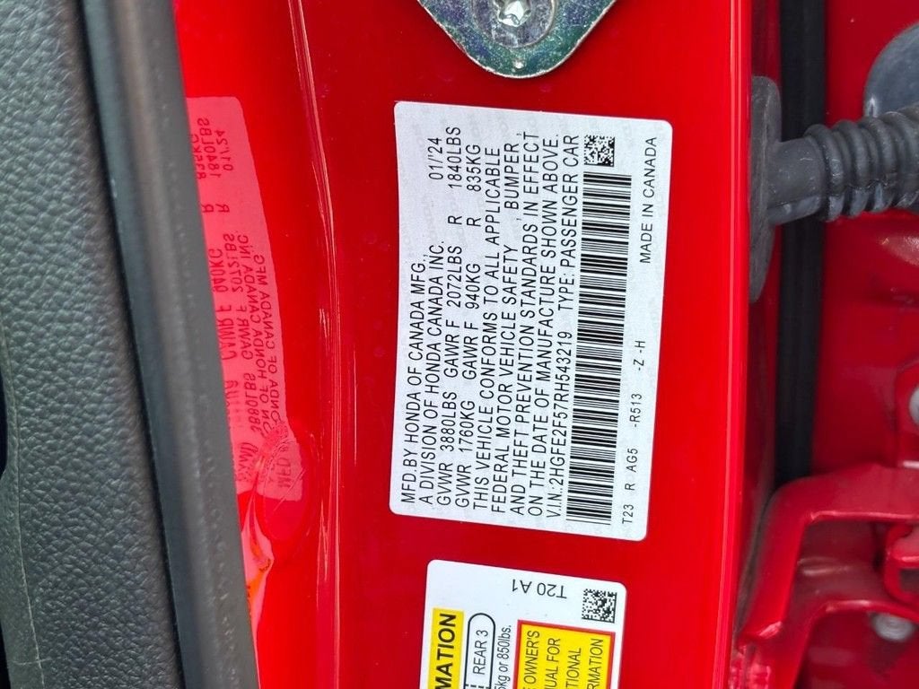 2024 Honda Civic Sedan Sport