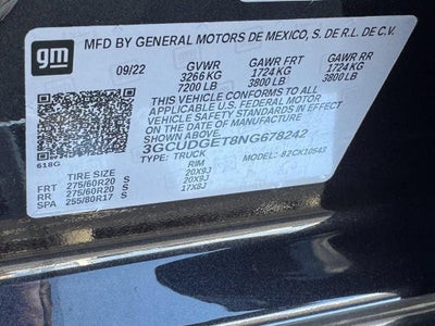 2022 Chevrolet Silverado 1500 LTZ