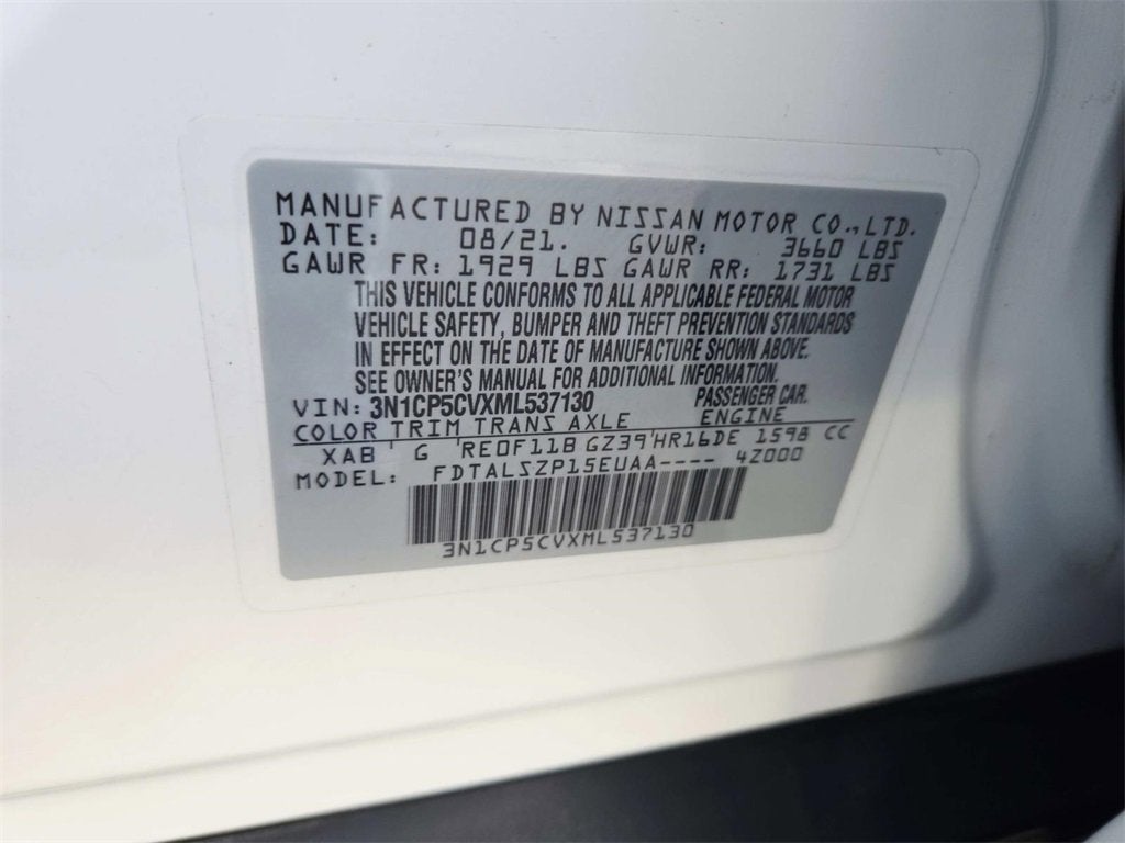 2021 Nissan Kicks SV