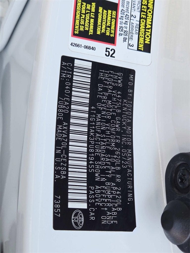 2023 Toyota Camry SE