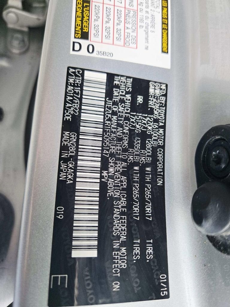 2015 Toyota 4Runner SR5